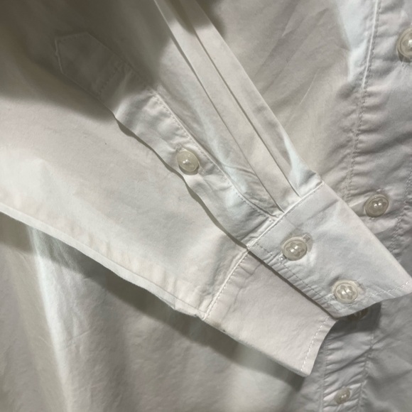 DRAPER JAMES TULIP WHITE COTTON SHIRT DRESS SIZE 4 - Picture 12 of 16